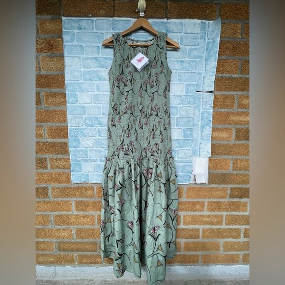 SENSI STUDIO  ELASTICIZED BODICE MAXI DRESS XL - Picture 2 of 14